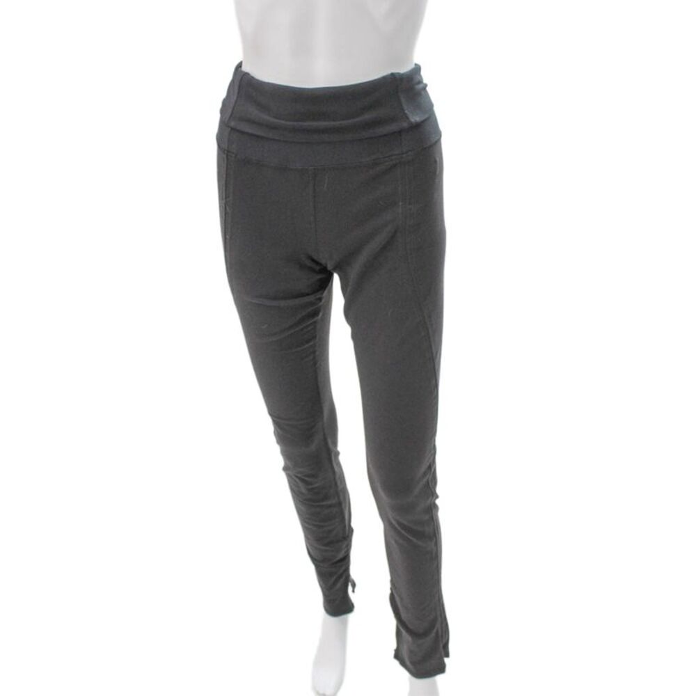Lululemon Womens Black Ankle Nylon Leggings Pull On Size 8